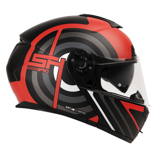 Casco Shaft 3910Dv Circool Negro Mate Rojo - Image 3