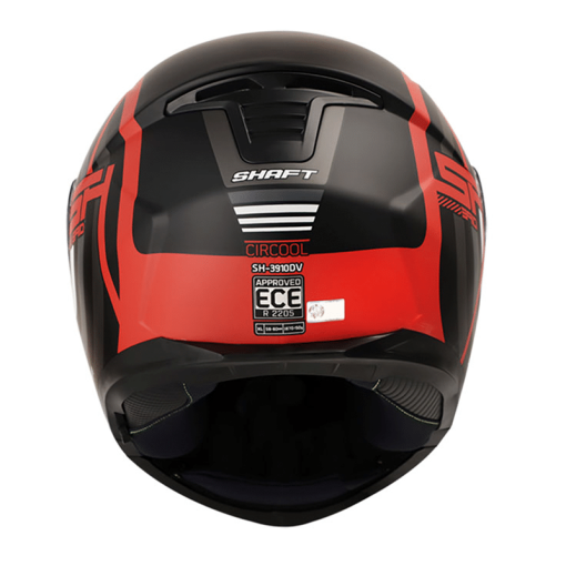 Casco Shaft 3910Dv Circool Negro Mate Rojo - Image 4