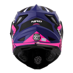 Casco Hro Mx330Dv Reben Morado Mate Fucsia2 - Punto Llantas 1
