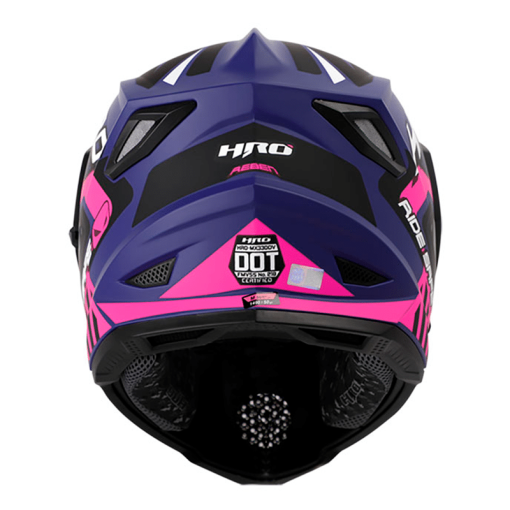 Casco Hro Mx330Dv Reben Morado Mate Fucsia - Image 2