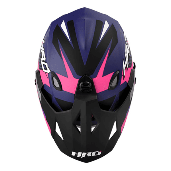 Casco Hro Mx330Dv Reben Morado Mate Fucsia3 - Punto Llantas 3