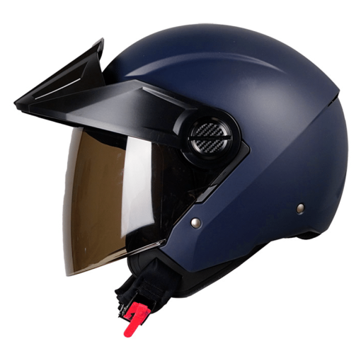 Casco Ich 102 Plano Azul Navy Mate Gris
