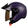 Casco Ich 102 Plano Morado Mate Gris1 - Punto Llantas 4
