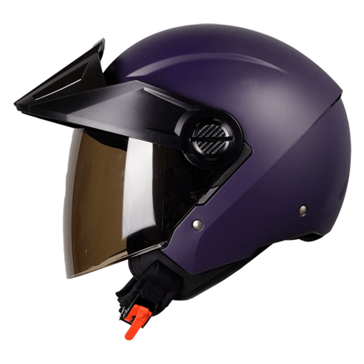 Casco Ich 102 Plano Morado Mate Gris