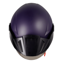 Casco Ich 102 Plano Morado Mate Gris2 - Punto Llantas 2