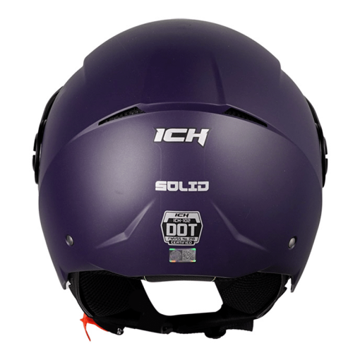 Casco Ich 102 Plano Morado Mate Gris - Image 2