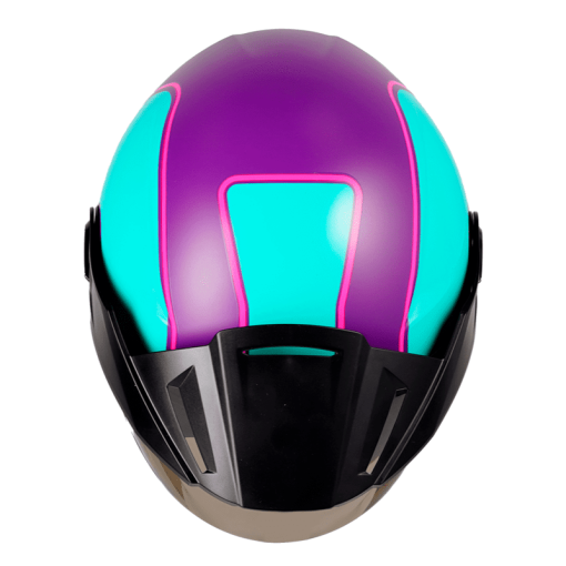 Casco Ich 102 Royal Morado Mate Fucsia - Image 3
