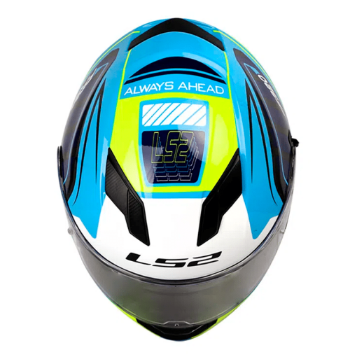 Casco Ls2 320Dv Letalis Azul Brillo Amarillo + Pinlock Antiempañante - Image 3