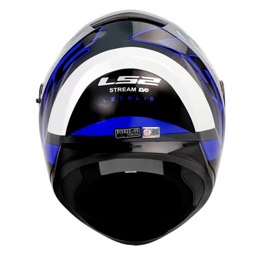 Casco Ls2 320Dv Letalis Gris Brillo Azul + Pinlock Antiempañante - Image 3
