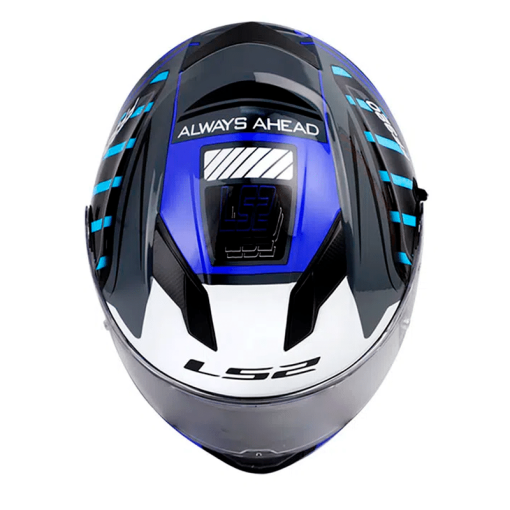 Casco Ls2 320Dv Letalis Gris Brillo Azul + Pinlock Antiempañante - Image 2