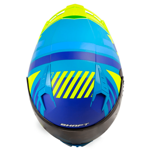 Casco Shaft 526Sp Vyper Azul Mate Amarillo - Image 4