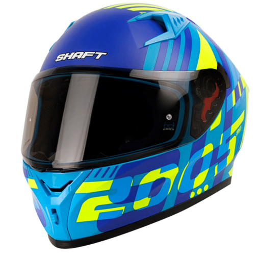Casco Shaft 526Sp Vyper Azul Mate Amarillo - Image 5