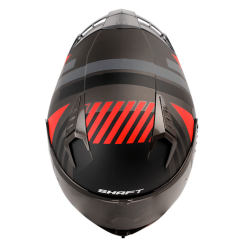 Casco Shaft 526Sp Vyper Negro Mate Rojo2 - Punto Llantas 2
