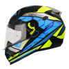 Casco Shaft 560 Zunder Negro Mate Azul1 1 - Punto Llantas 2