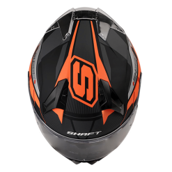 Casco Shaft 560 Zunder Negro Mate Naranja2 - Punto Llantas 2
