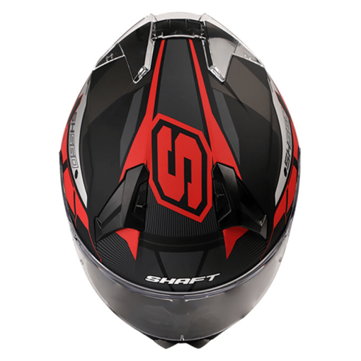 Casco Shaft 560 Zunder Negro Mate Rojo - Image 5