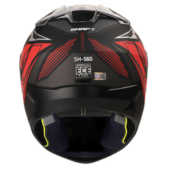 Casco Shaft 560 Zunder Negro Mate Rojo3 - Punto Llantas 5