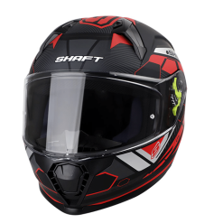 Casco Shaft 560 Zunder Negro Mate Rojo5 - Punto Llantas 2