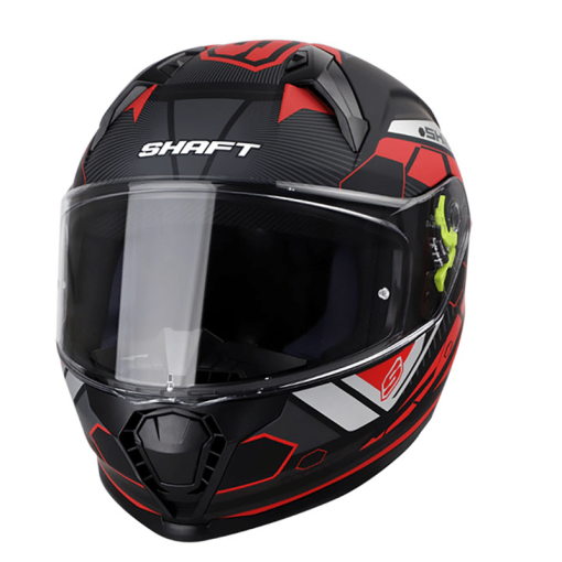 Casco Shaft 560 Zunder Negro Mate Rojo - Image 3