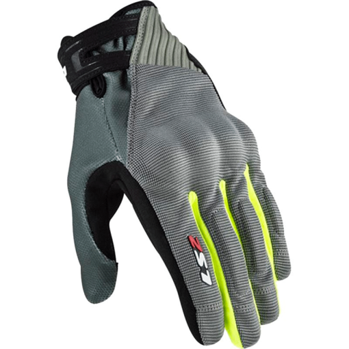 Guantes Ls2 Dart2 Man Gris Amarillo - Image 3