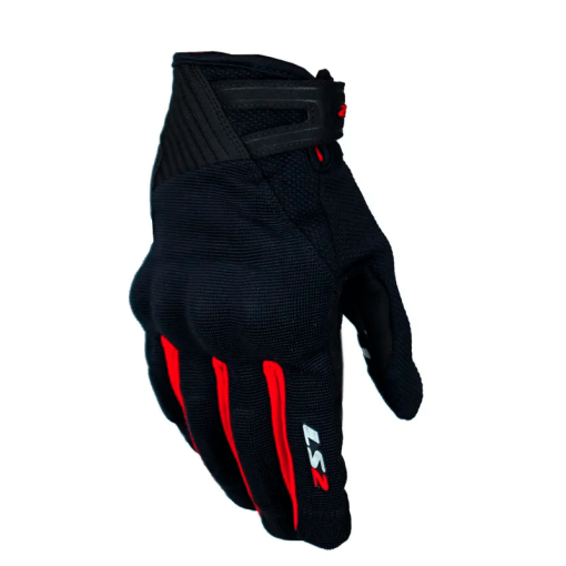 Guantes Ls2 Dart2 Man Negro Rojo