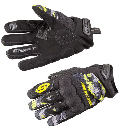 Guantes Shaft Mesh Gris Amarillo - Image 3