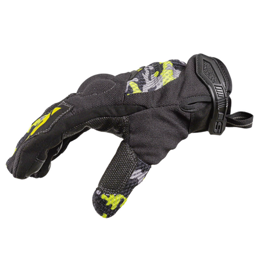 Guantes Shaft Mesh Gris Amarillo - Image 2