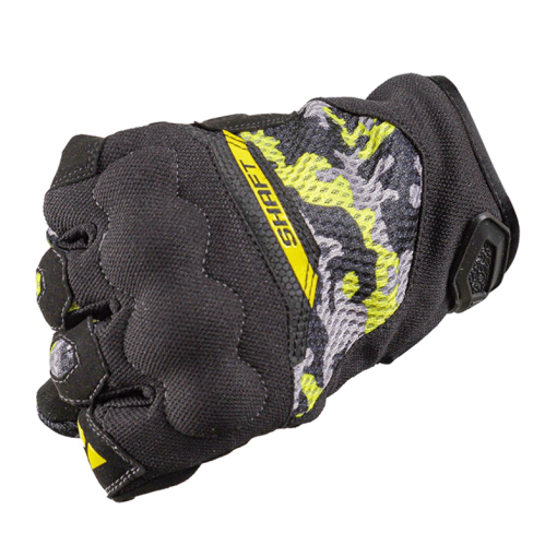 Guantes Shaft Mesh Gris Amarillo - Image 4