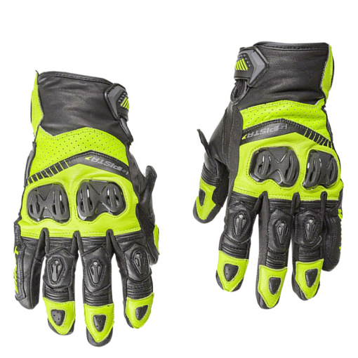 Guantes Shaft Pista Gris Amarillo