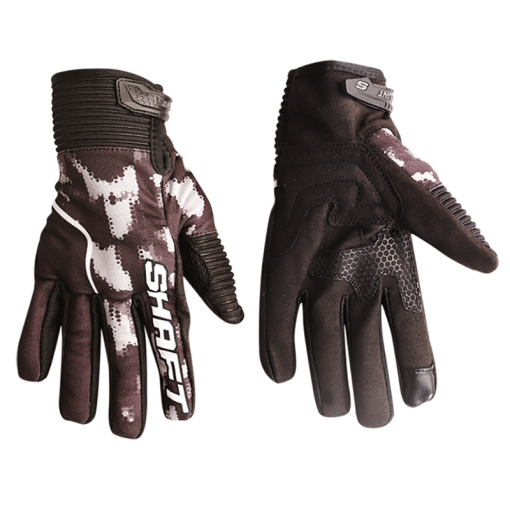 Guantes Shaft Stunt Dragster Gris Blanco