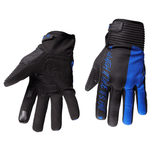 Guantes Shaft Stunt Legacy Gris Azul - Punto Llantas 1