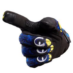 Guantes Shaft Stunt Slime Gris Amarillo2 - Punto Llantas 2