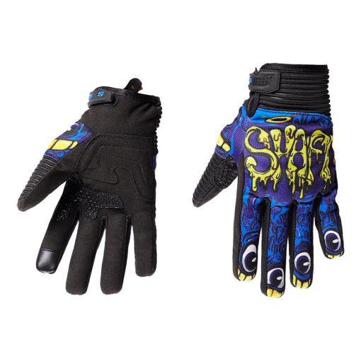 Guantes Shaft Stunt Slime Gris Amarillo