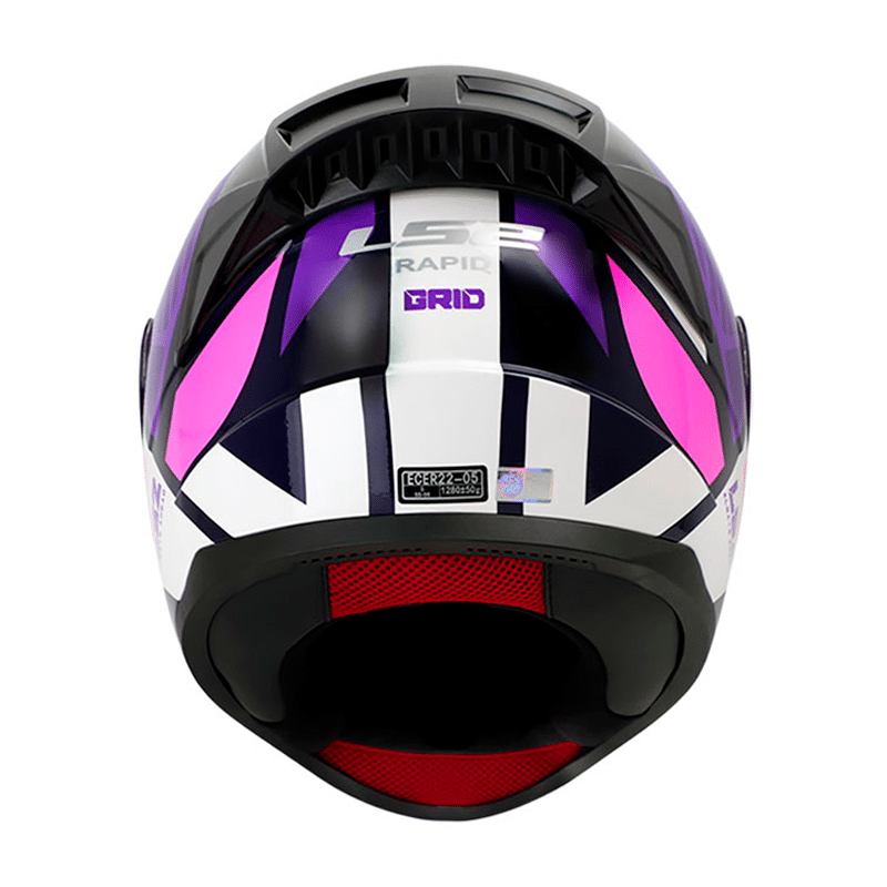 Casco ls2 morado cheap