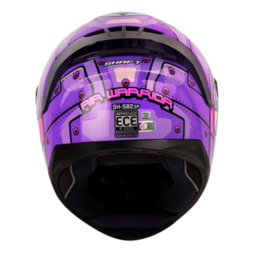 Casco Shaft 582Sp Air Warrior Morado Brillo Fucsia - Image 2