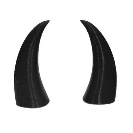 Cachos Para Casco  Negro