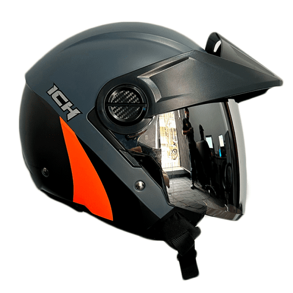 Casco Ich 102 Especial 90´S Gris Mate Gris2 - Punto Llantas 2
