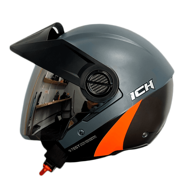 Casco Ich 102 Especial 90´S Gris Mate Gris3 - Punto Llantas 1