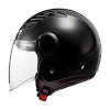 Casco Ls2 562 Airflow Solid Negro2 - Punto Llantas 2