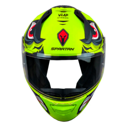 Casco Spartan Stinger Vladprint Amarillo Mate2 - Punto Llantas 3