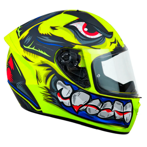 Casco Spartan Stinger Vladprint Amarillo Mate - Image 2