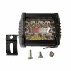 Exploradora Cuadrada 20 Led Luz Federal Luz Blanca Fija Y Strober Rojo Y Azul - Punto Llantas 5