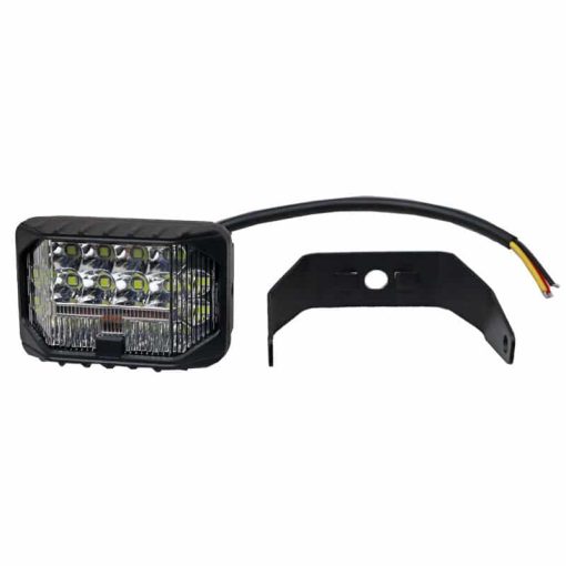 Exploradora Cuadrada 21 Led Luz Blanca Con Cocuyo Amarilla (Unidad)