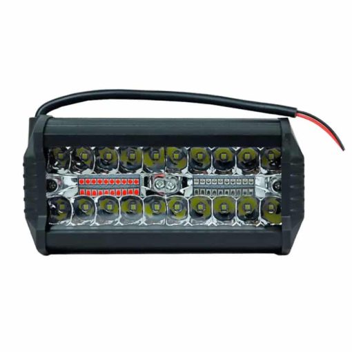 Exploradora Rectangular 20 Led Federal Y Luz Blanca Fija (Unidad)