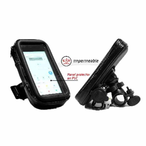 Porta Celular Base Plastica Con Cargador Usb