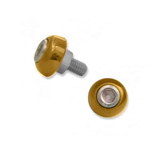 Tornillo Boton Dorado * 2