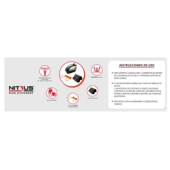 Candado Alarma Nitrus Negro33 - Punto Llantas 1