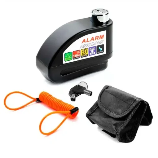 Candado Alarma Nitrus Negro