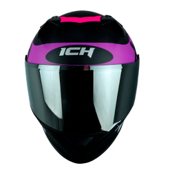 Casco Ich 503Sp Crazy Kartoon Negro Mate Morado2 - Punto Llantas 2
