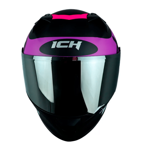 Casco Ich 503Sp Crazy Kartoon Negro Mate Morado - Image 3